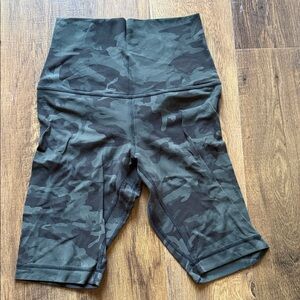 lululemon athletica Black Camo High-Rise Athletic Shorts